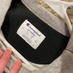 Champion grey sweatshirt
